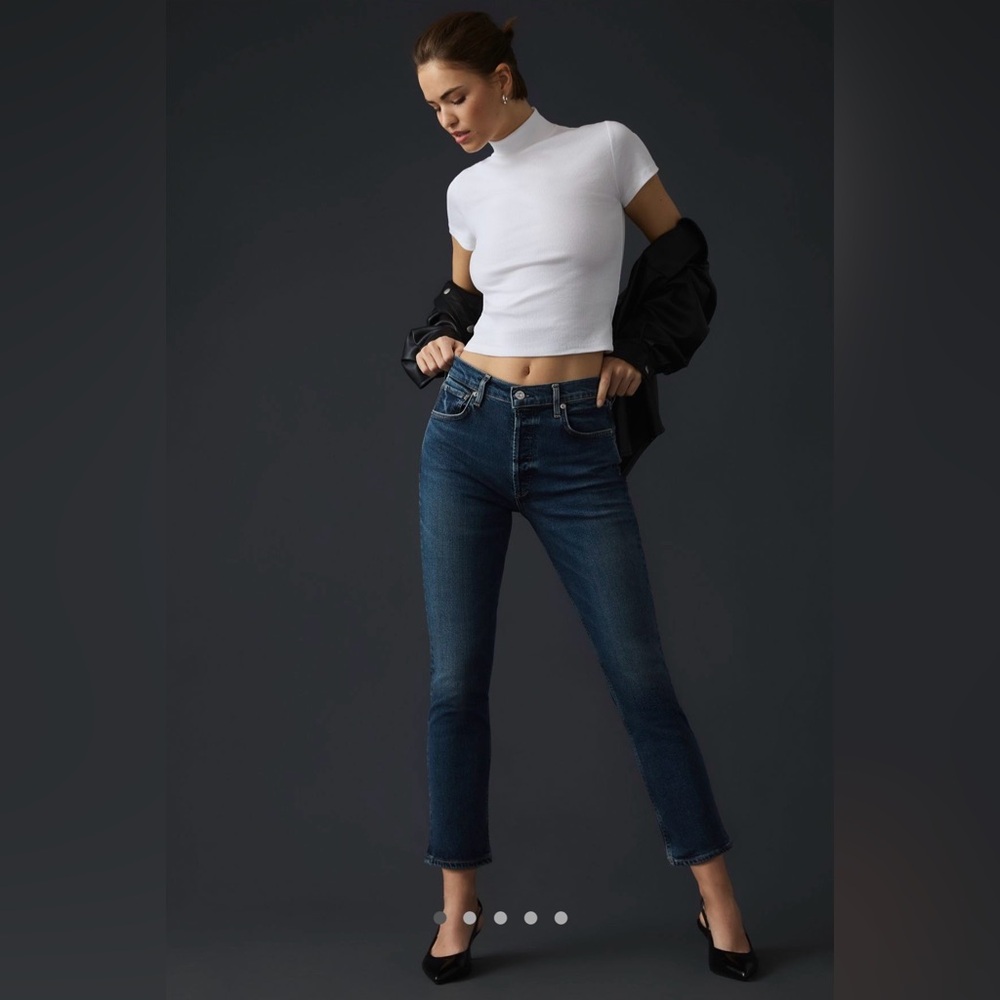 Citizens Of Humanity Charlotte High-Rise Crop Jubilee Wash Size 28